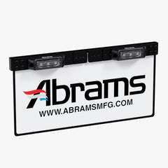 License Plate Bracket for All Abrams Grill Lights