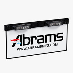 License Plate Bracket for All Abrams Grill Lights