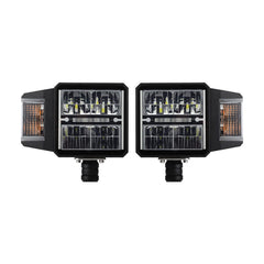 SnowLight Series Y - 40W Heated Lens Snow Plow Headlight Kit