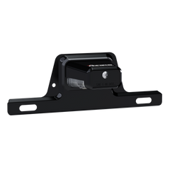 LED License Plate Lights w/Bracket - Black