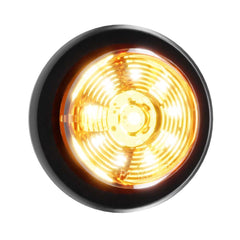 2″ Round Amber 10 LED Trailer Clearance Side Marker Light