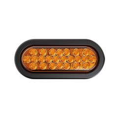 6” Oval - 24 LED Amber Hazard Turn Signal Trailer Light