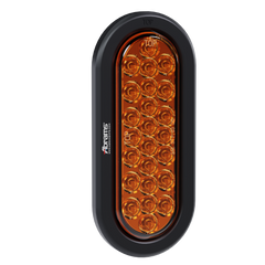 6” Oval - 24 LED Amber Hazard Turn Signal Trailer Light