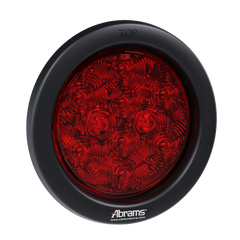 4″ Round - 10 LED Red Stop Brake Tail Turn Trailer Light