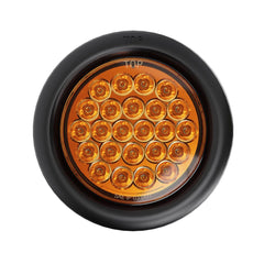 4″ Round - 24 LED Amber Hazard Turn Signal Trailer Light
