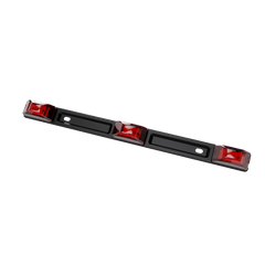15" Red 9 LED Clearance ID Marker Light Bar