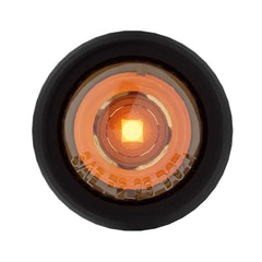 Abrams 3/4″ Round 1 LED Bullet Clearance Light - Amber/Clear Lens