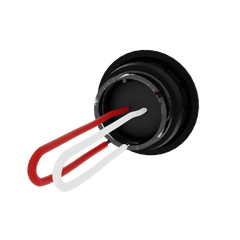 Abrams 3/4″ Round 1 LED Bullet Clearance Light – Red/Clear Lens