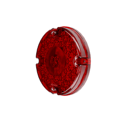 7″ Round - 47 LED Bus Stop Brake Tail Turn Light - Red