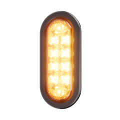 6” Oval - 10 LED Amber Hazard Turn Signal Trailer Light