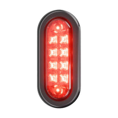 6″ Oval - 10 LED Red Stop Brake Tail Turn Trailer Light