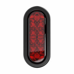 6″ Oval - 10 LED Red Stop Brake Tail Turn Trailer Light
