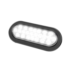 6" Oval - 24 LED White Trailer Tail Strobe Light