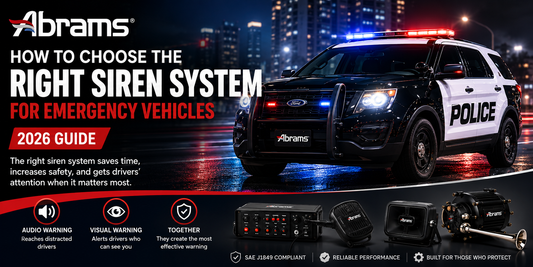 How to Choose the Right Siren System for Emergency Vehicles