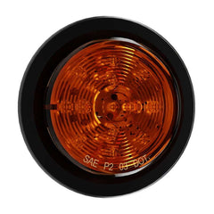 Set Of 8 Amber LED Side Marker Lights – 2.5" Round, Waterproof For Trailers & Trucks