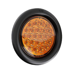 4" Round - 24 LED Amber Trailer Tail Strobe Light