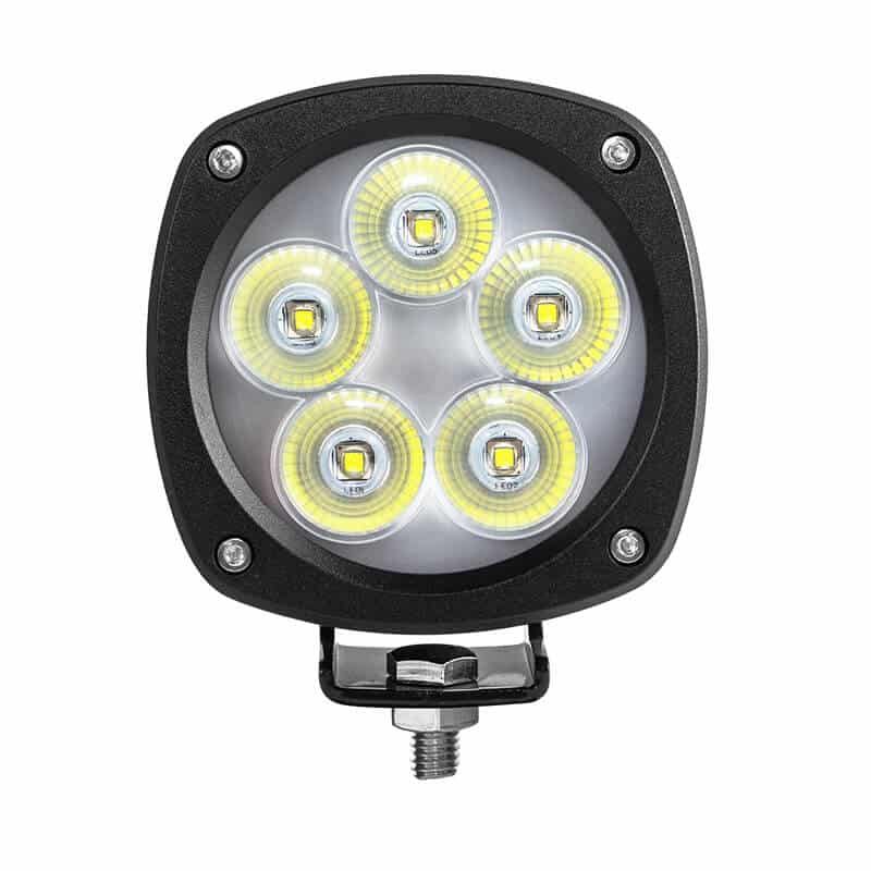 Abrams 4" LED Tractor OEM Replacement Work Lights [Hexagon 50W] [4000 Lumen]