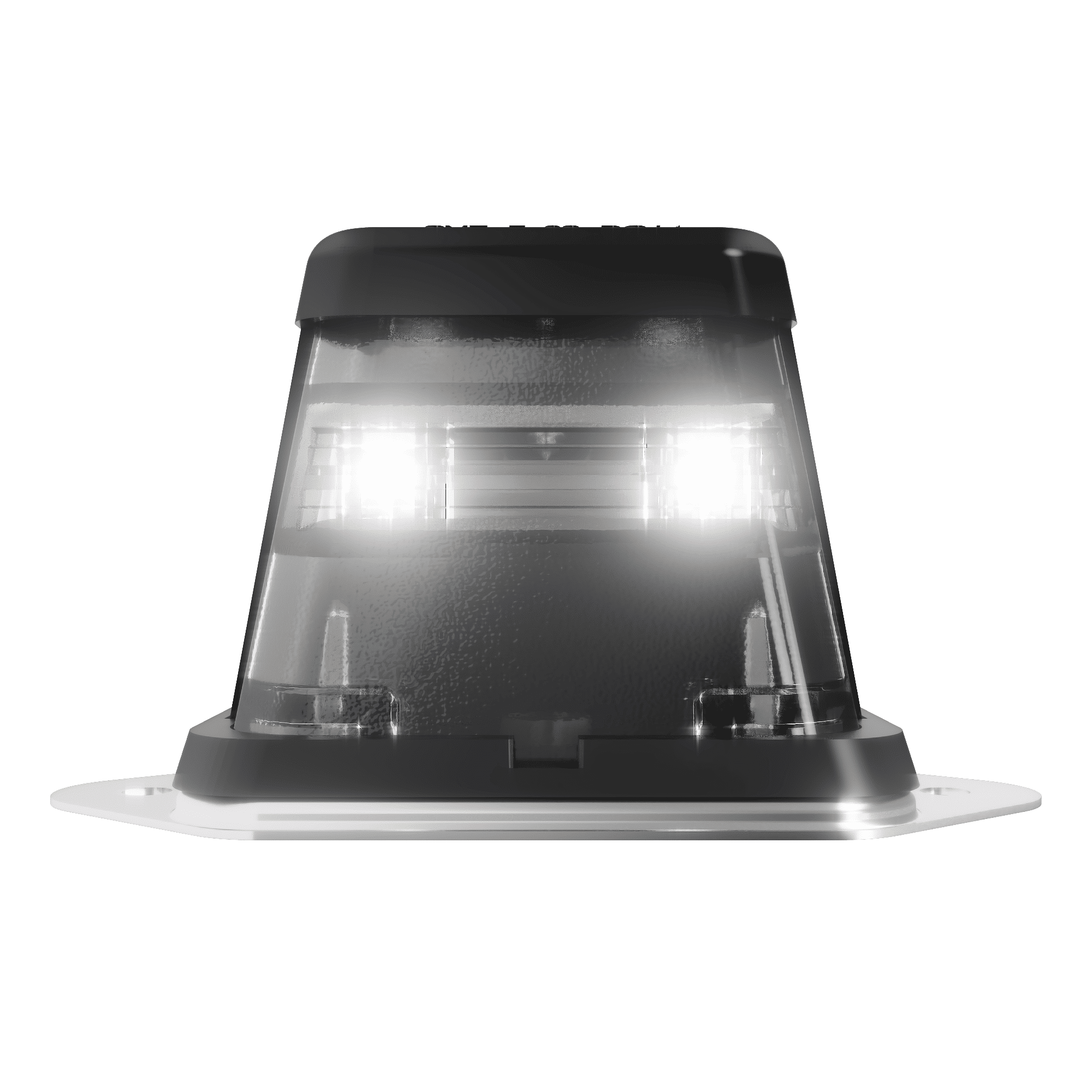 Stud Mount LED License Plate Light - Black