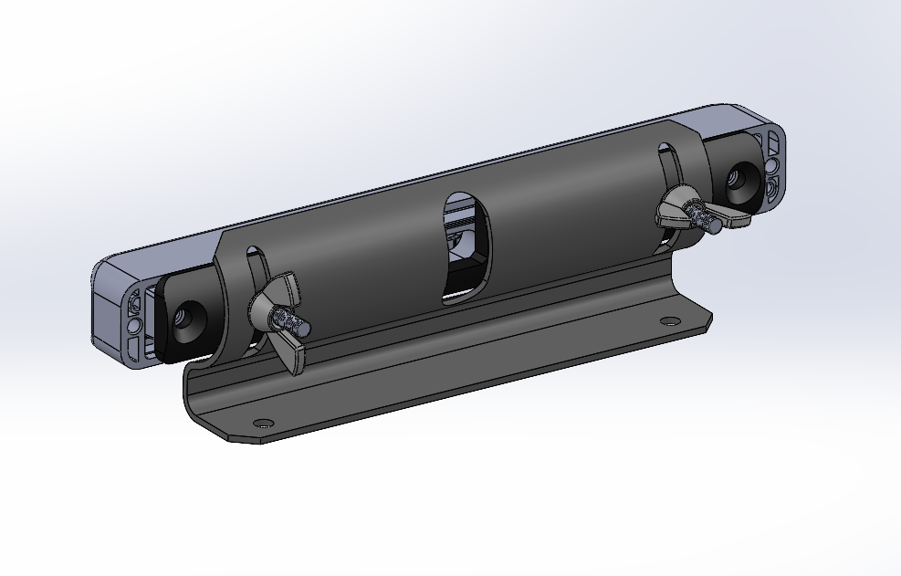 Abrams Quadra Series Single - Light Multi-Option 90° Mounting Kit