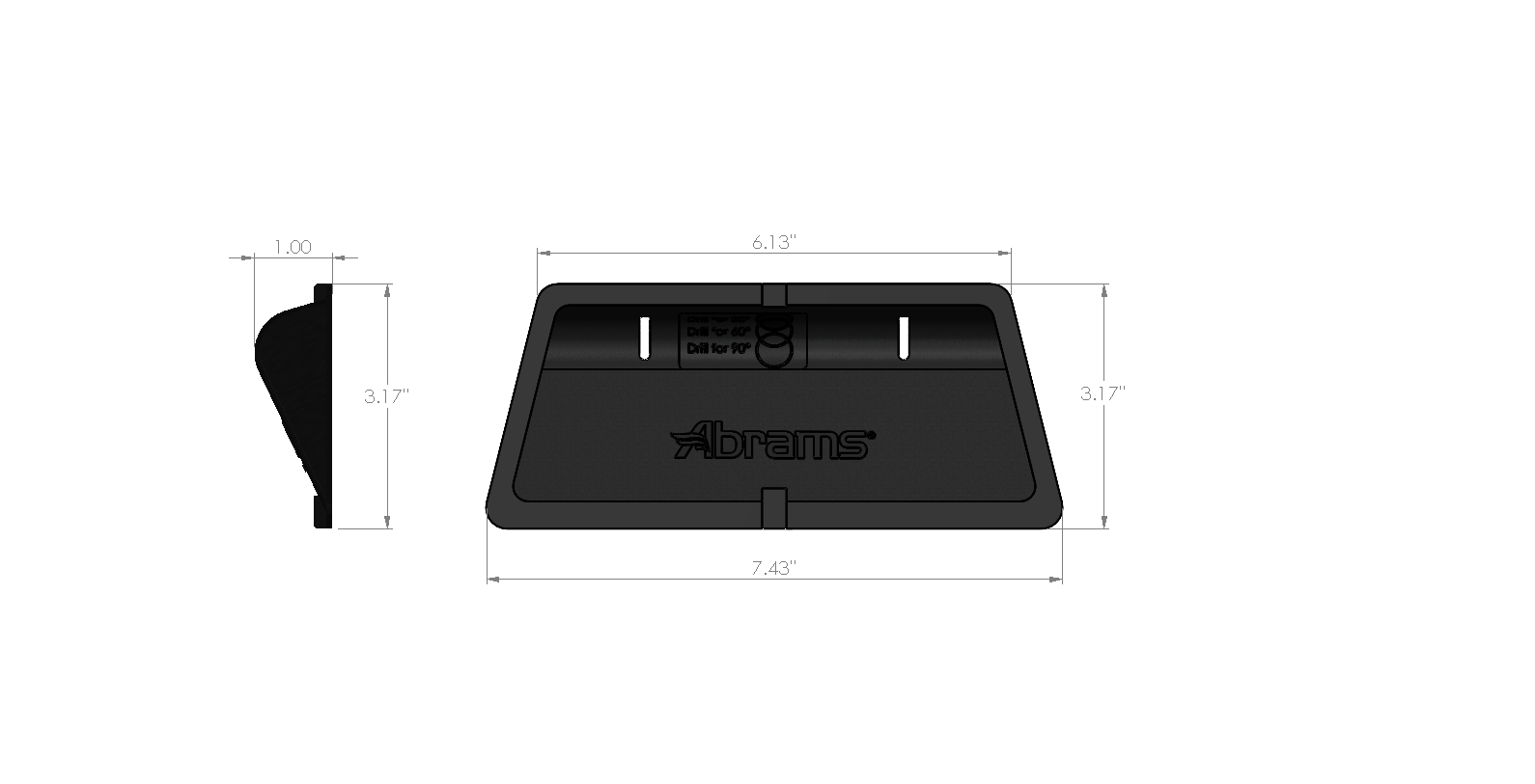 Abrams 1X Single Quadra Series Window Shroud Kit