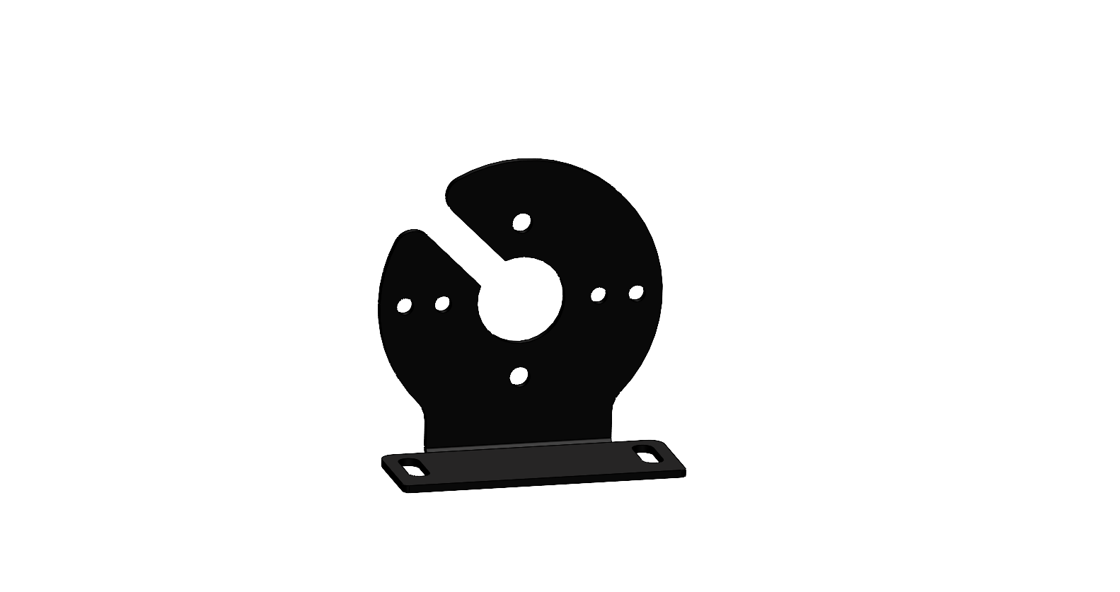 Abrams Impact & Blaster Series LED Hideaway Light Head L Shape Mounting Bracket