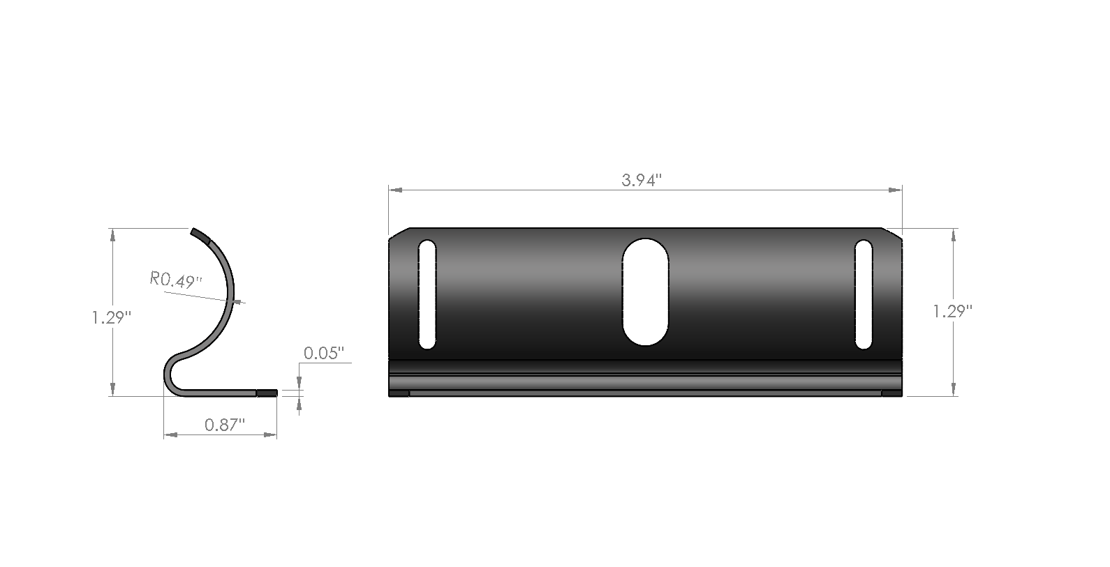 Abrams Quadra Series Single - Light Multi-Option 90° Mounting Kit