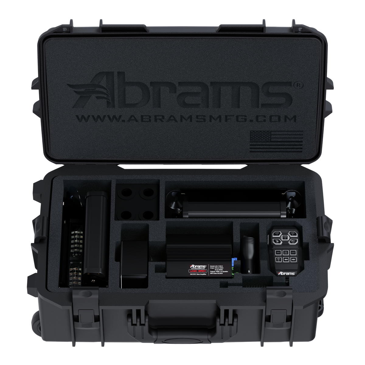 Abrams Covert Portable Emergency Vehicle Lights & Sirens System