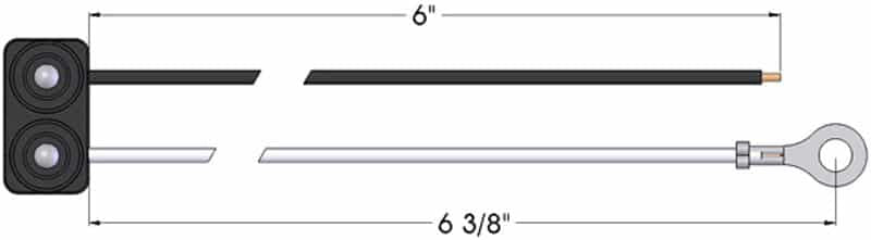 2.5 Inch Round 6 LED Amber Light Truck Trailer Side Marker Clearance Kit- Qty 4 - Foto 11