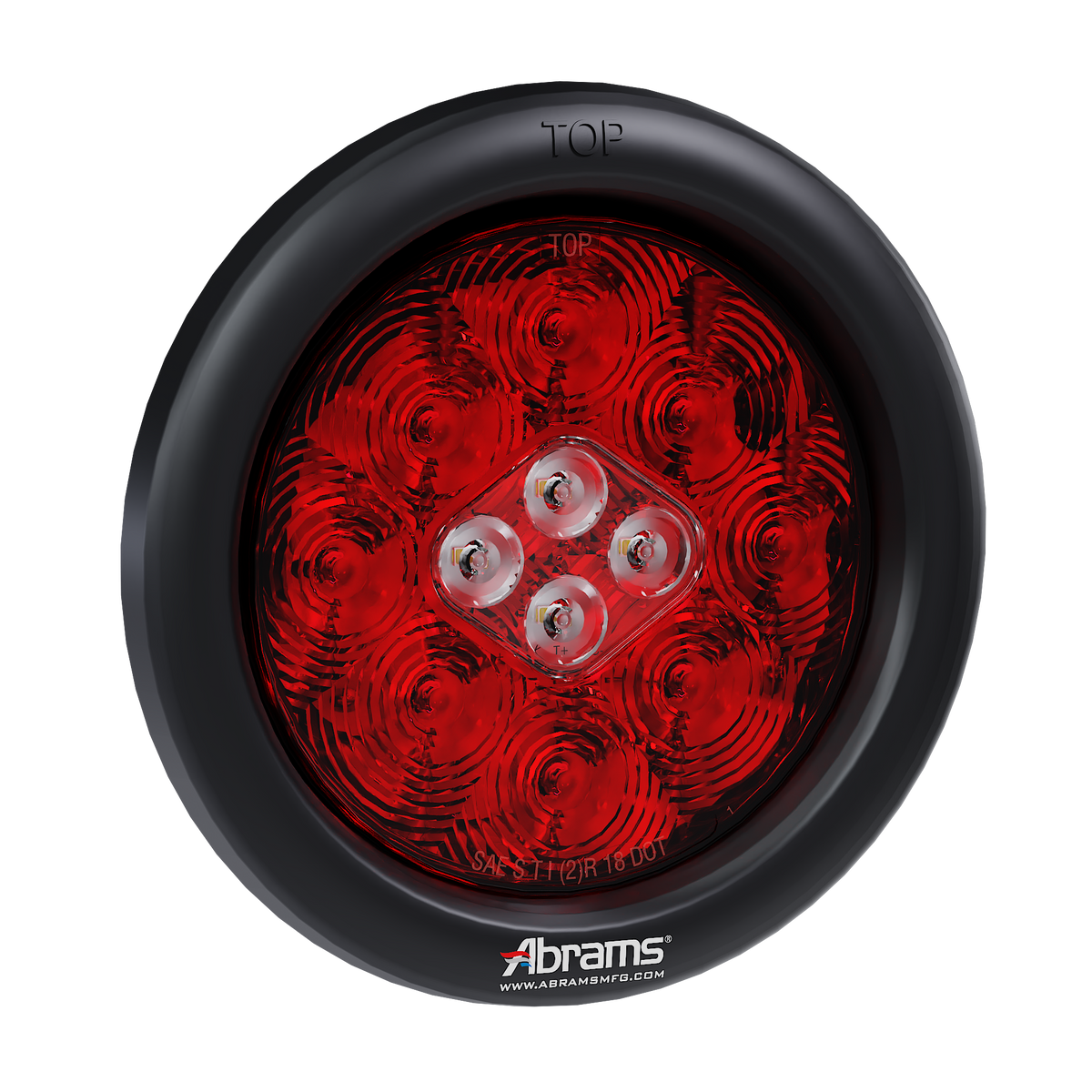 Fiesta 4″ Round LED Combo Stop Tail Turn & Reverse Light