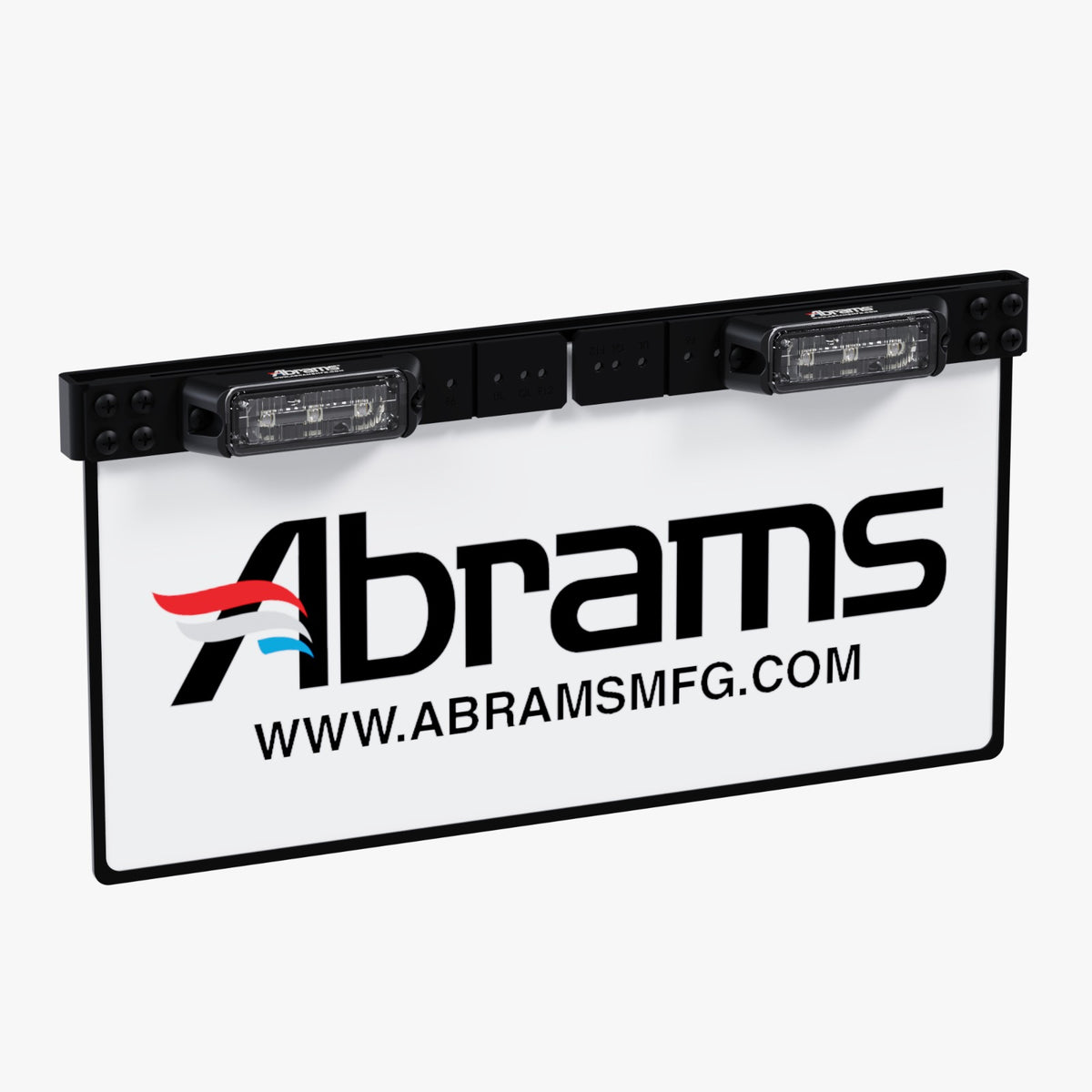 License Plate Bracket for All Abrams Grill Lights