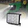 Abrams 4" x 6" LED Tractor Head Light [Rectangular 60W] [4200 Lumen] OEM Replacement w/Mounting Plate