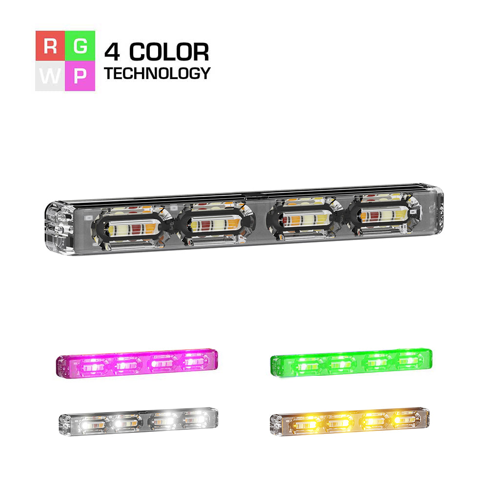 Quadra Series 16 LED Quad Color Grill Light Head