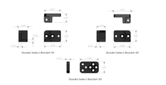 (Coming Soon) Quadra Series Single Light Multi-Option Mounting Kit - 3M Tape Mount Included