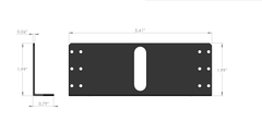 Quadra Series Triple Stacked L Bracket