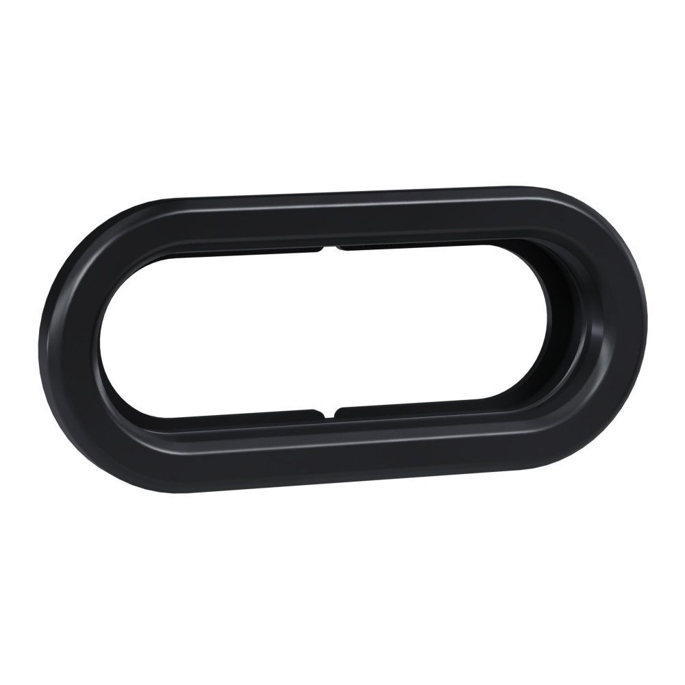 6" Oval Black Rubber Grommet for 6 Inch Oval STT Light