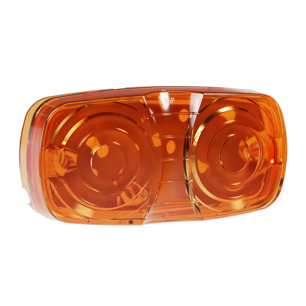 4″ x 2″ Rectangular Amber 16 LED Trailer Clearance Side Marker Light