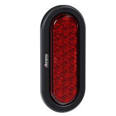 6″ Oval - 24 LED Red Stop Brake Tail Turn Trailer Light