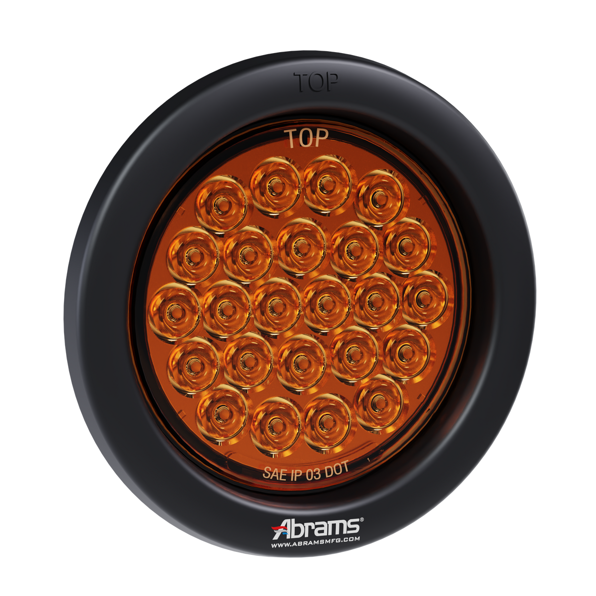 4″ Round - 24 LED Amber Hazard Turn Signal Trailer Light – Abrams MFG