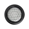 4" Round - 24 LED White Trailer Tail Strobe Light