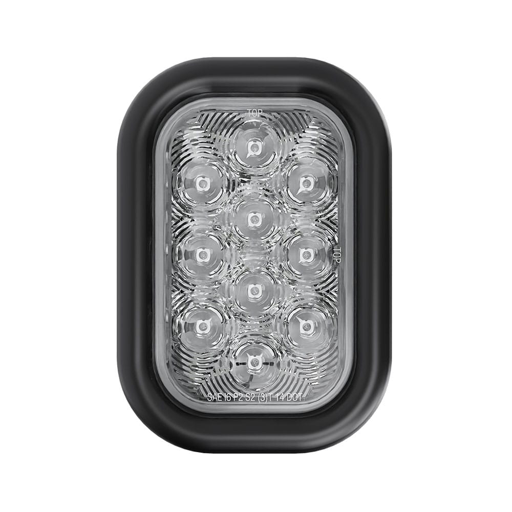 5” Rectangular - 24 LED White Back Up Reverse Trailer Light