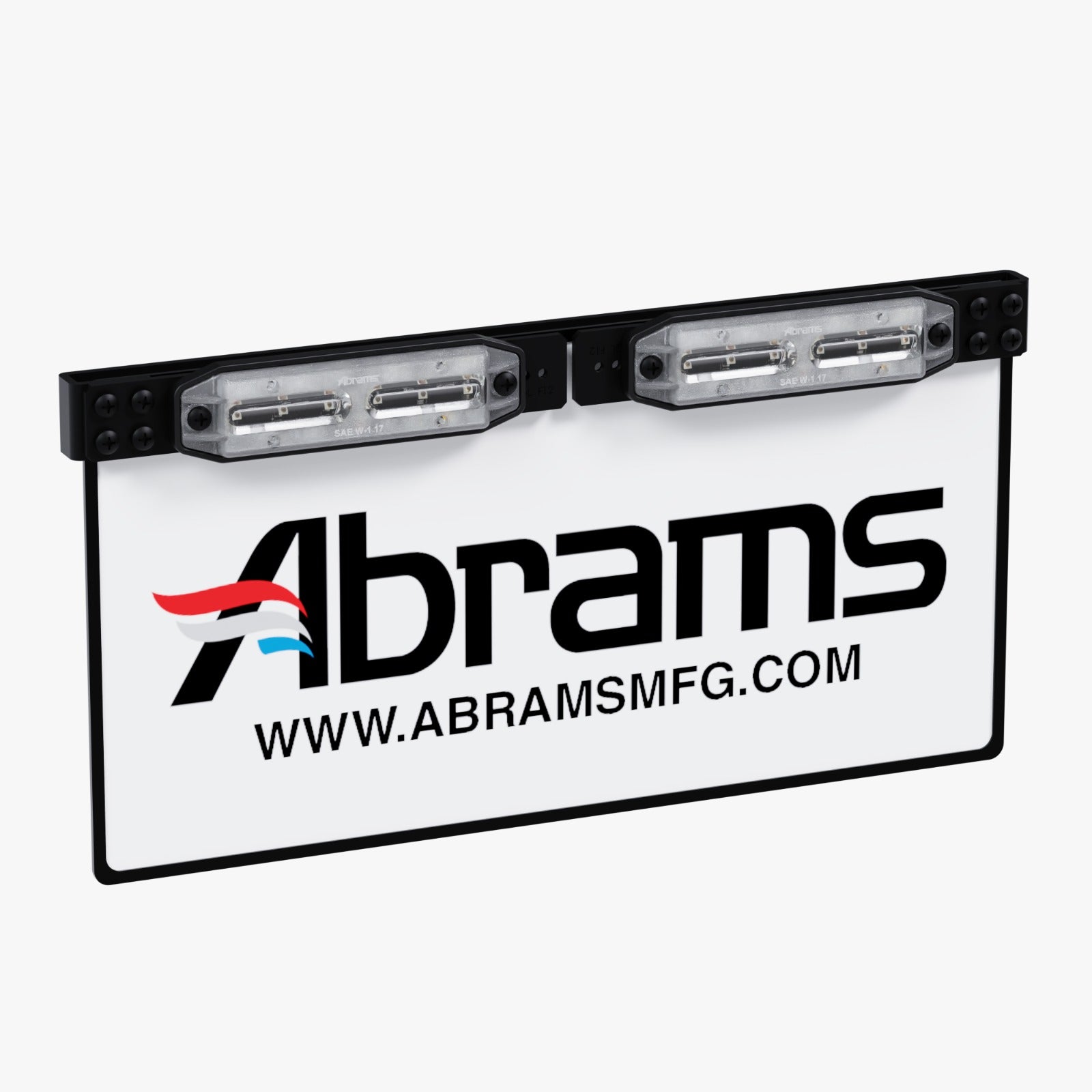 License Plate Bracket for All Abrams Grill Lights