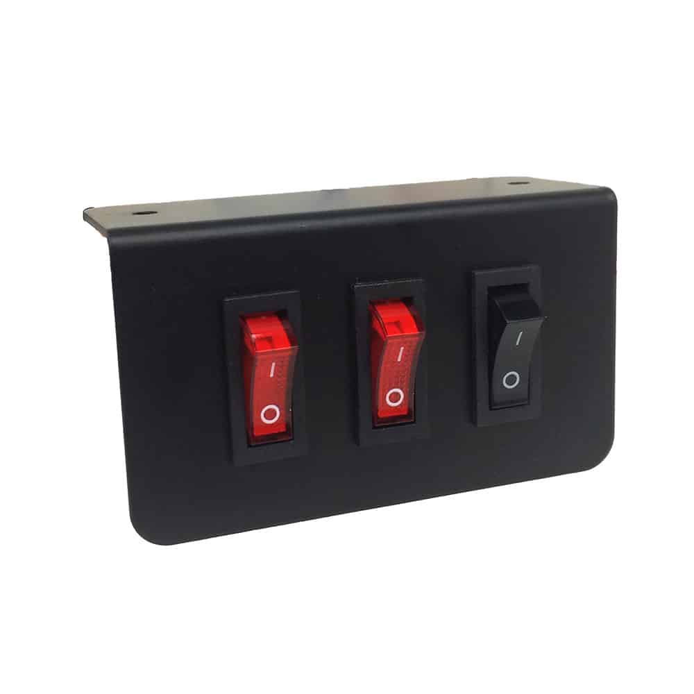 Taurus Premium 12V 3 Way Switch Box Panel