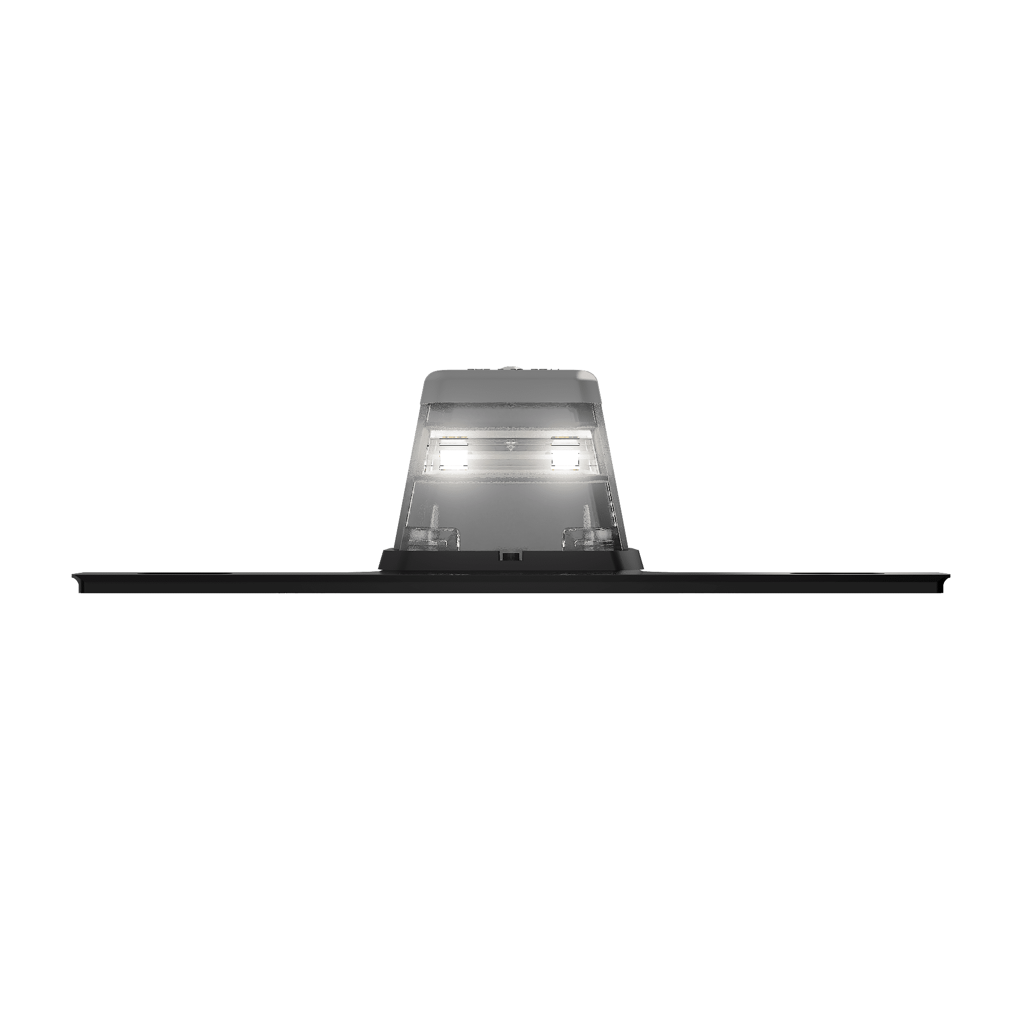 LED License Plate Lights w/Bracket - Gray
