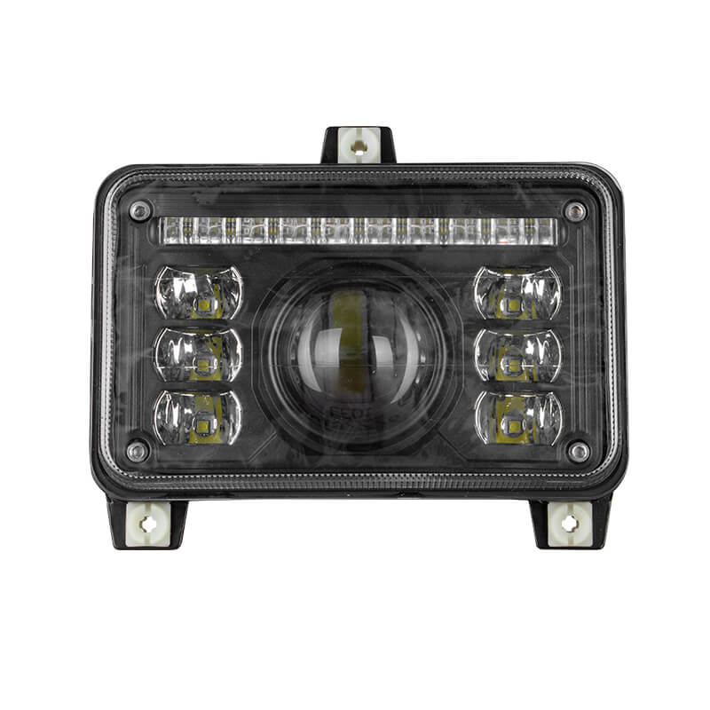 Abrams 4" x 6" LED Tractor Head Light [Rectangular 69W] [5,520 Lumen] OEM Replacement w/Mounting Holes