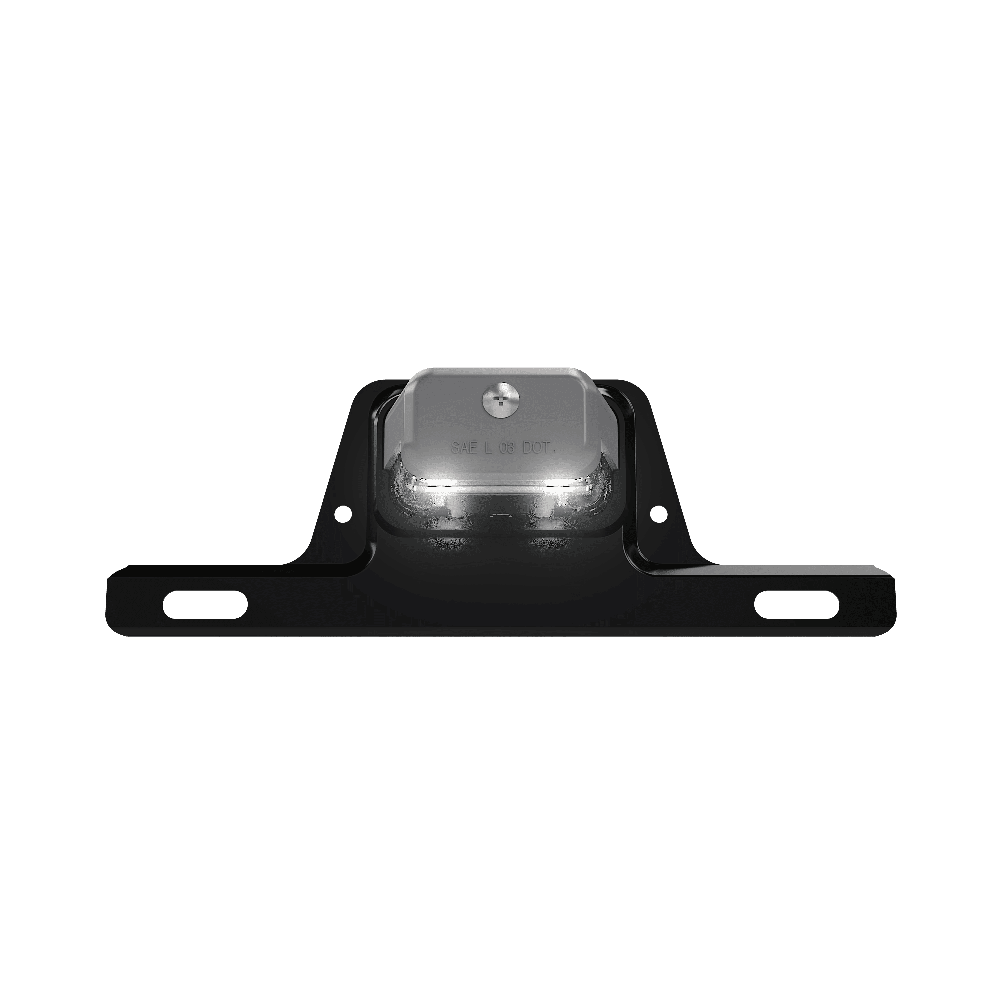 LED License Plate Lights w/Bracket - Gray