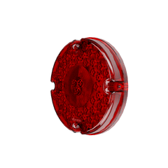 7″ Round - 47 LED Bus Stop Brake Tail Turn Light - Red