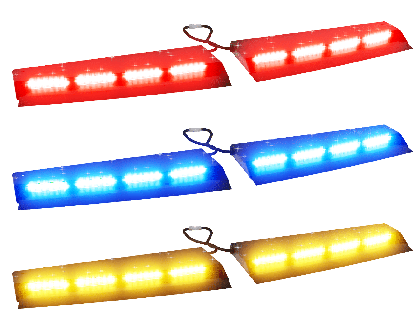 Visor light bar