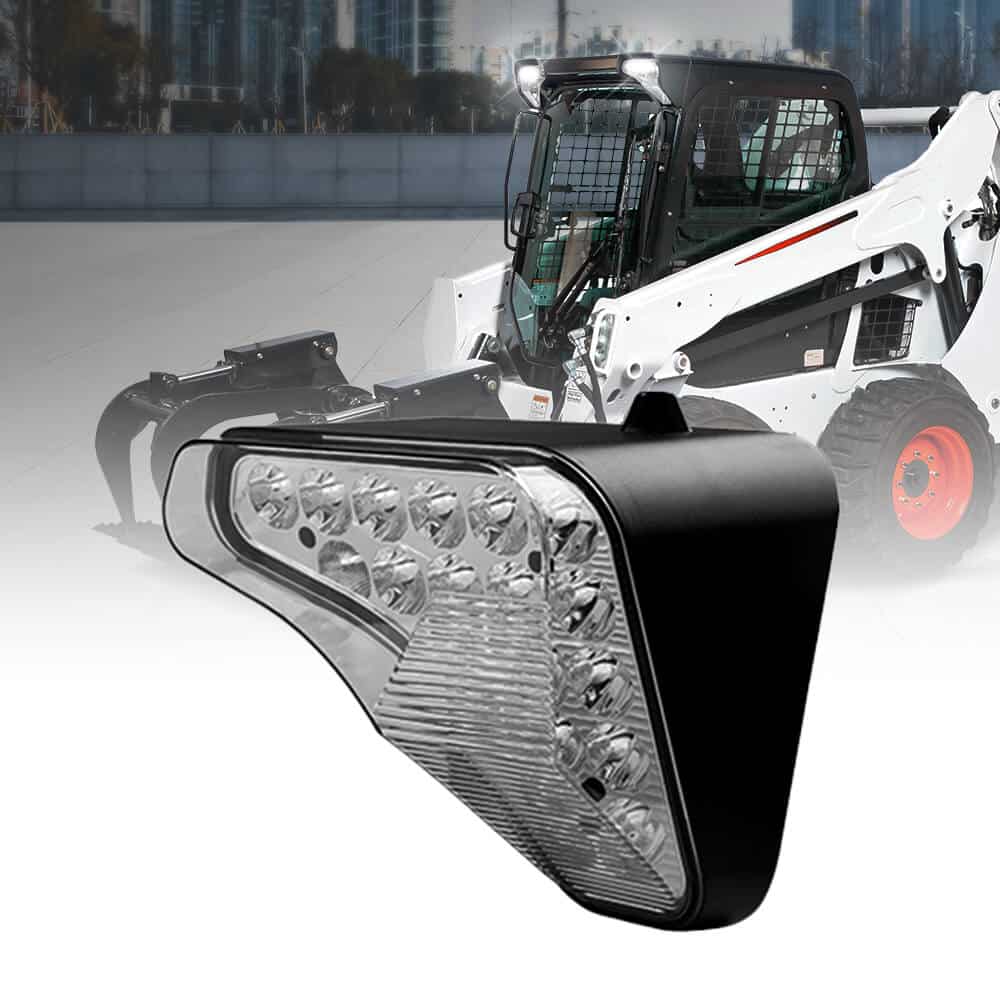 Abrams LED Right Head Light for Bobcat Skid Steer Loader [90W] [7,200 Lumen] Factory Replacement