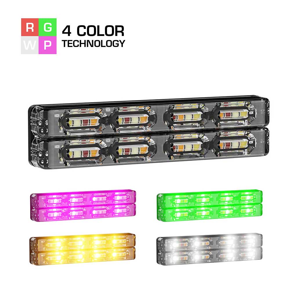 Quad Color Led (Coming Soon) Quadra Series 32 LED Quad Color Grill Light Head – Abrams MFG