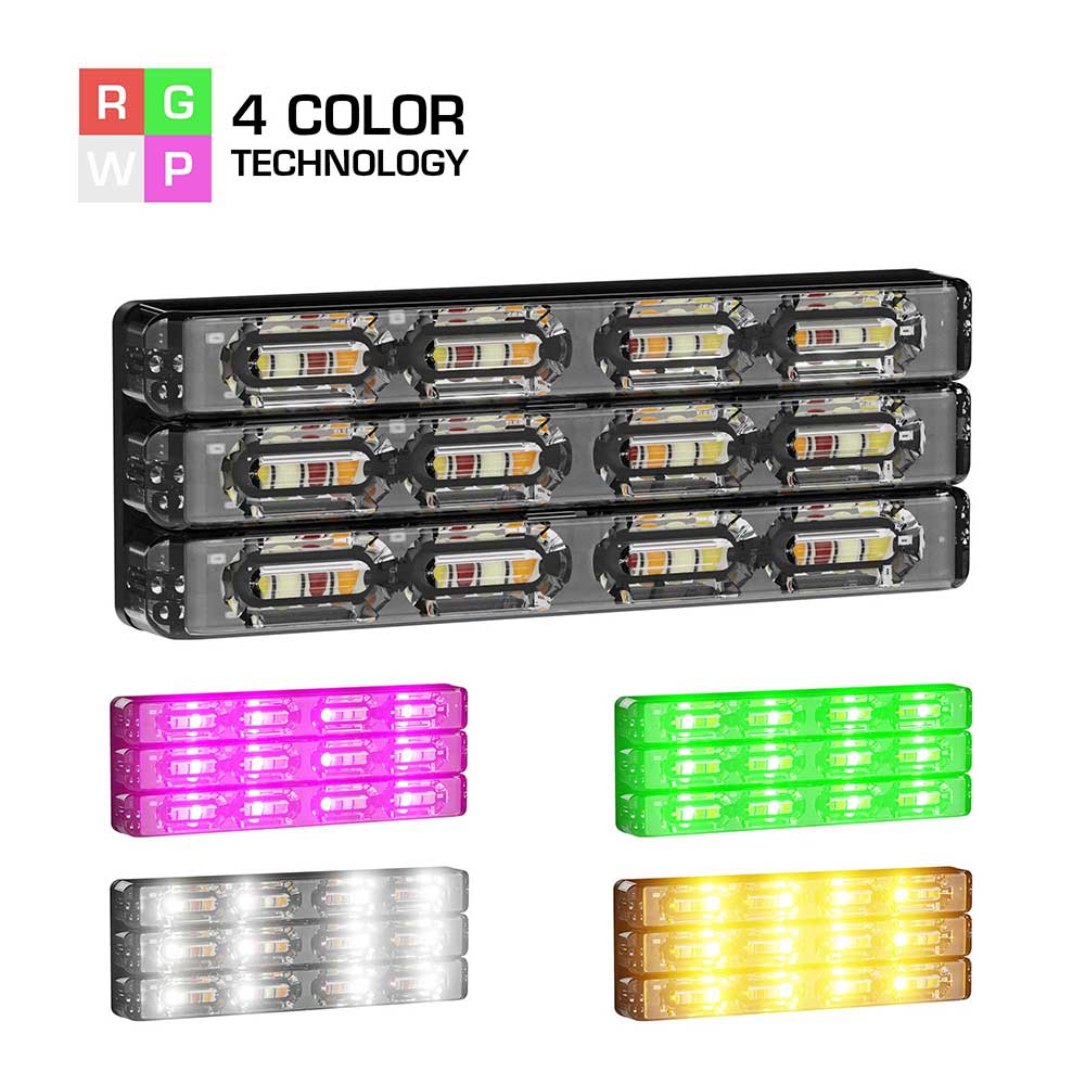 (Coming Soon) Quadra Series 48 LED Quad Color Grill Light Head